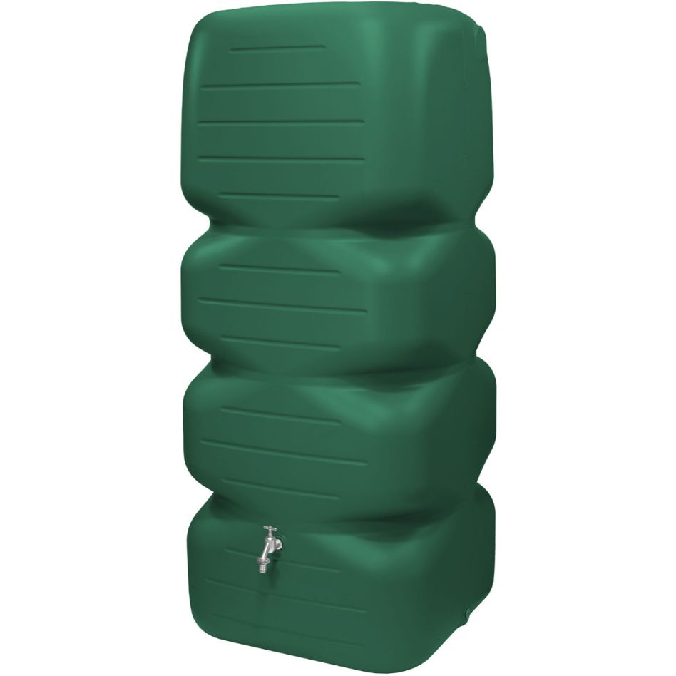 Garantia Regentonne CUBUS Gartentank dunkelgrün Image