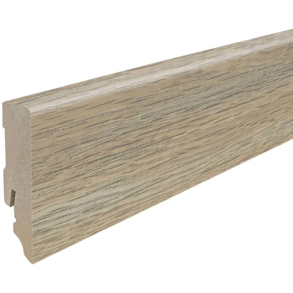 HARO Stecksockelleiste DISANO Cube Eiche Quebec alabaster Fußleisten günstig