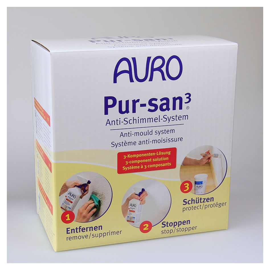 AURO Pur-san3 Anti-Schimmel-System Nr. 414 - 3 Komponenten Box günstig