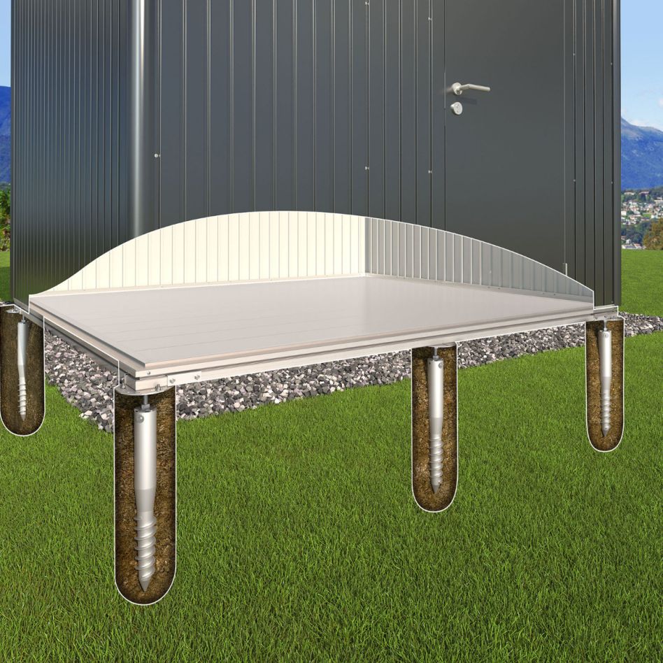 Biohort SmartBase PLUS für Gerätehäuser und Geräteschränke günstig
