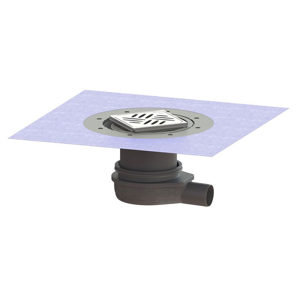 KESSEL Bodenablauf Der Ultraflache 79 DN 50, Variofix, Designrost Kessel günstig