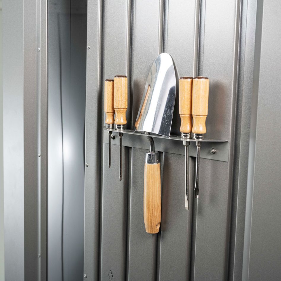 Biohort Werkzeughalter Gerätehaus Neo quarzgrau-metallic 2 Stk. günstig