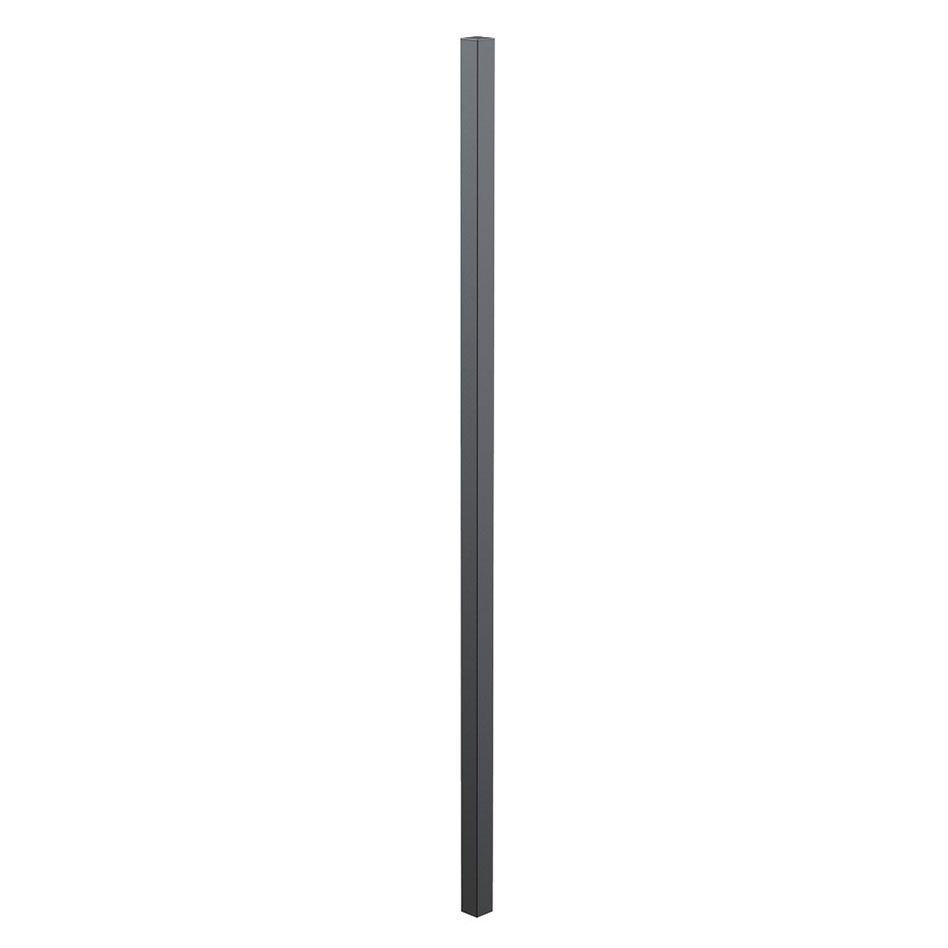 Poteau de clôture pour panneaux Chaussee et Circle Alberts, couleur anthracite, 120 cm