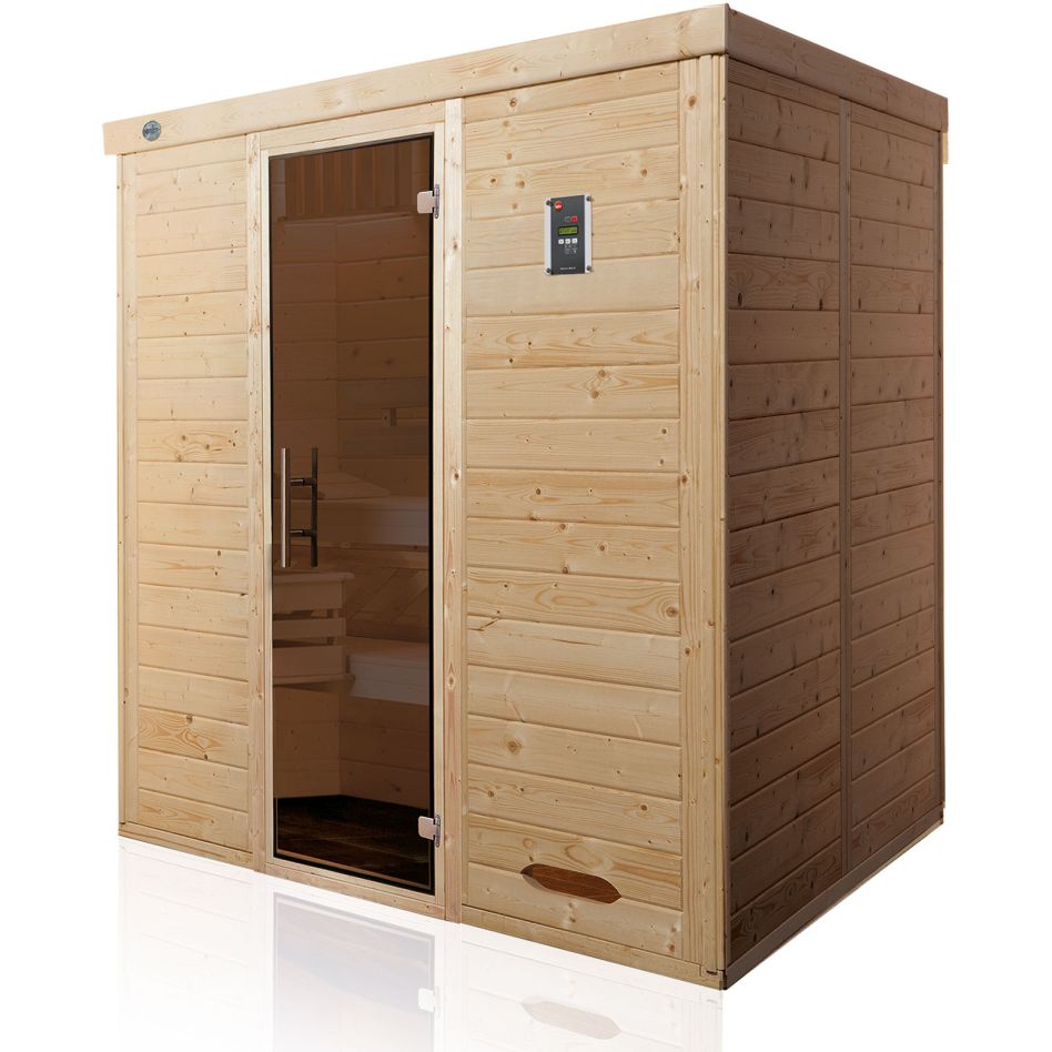 weka Sauna Designsauna KEMI aus Massivholz günstig