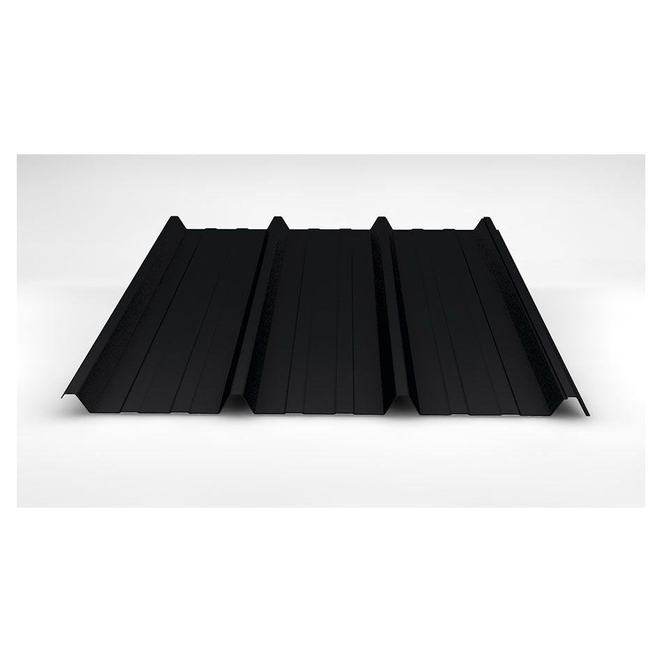 Luxmetall Trapezblech Dach D-45/333/S, Stahl, tiefschwarz günstig