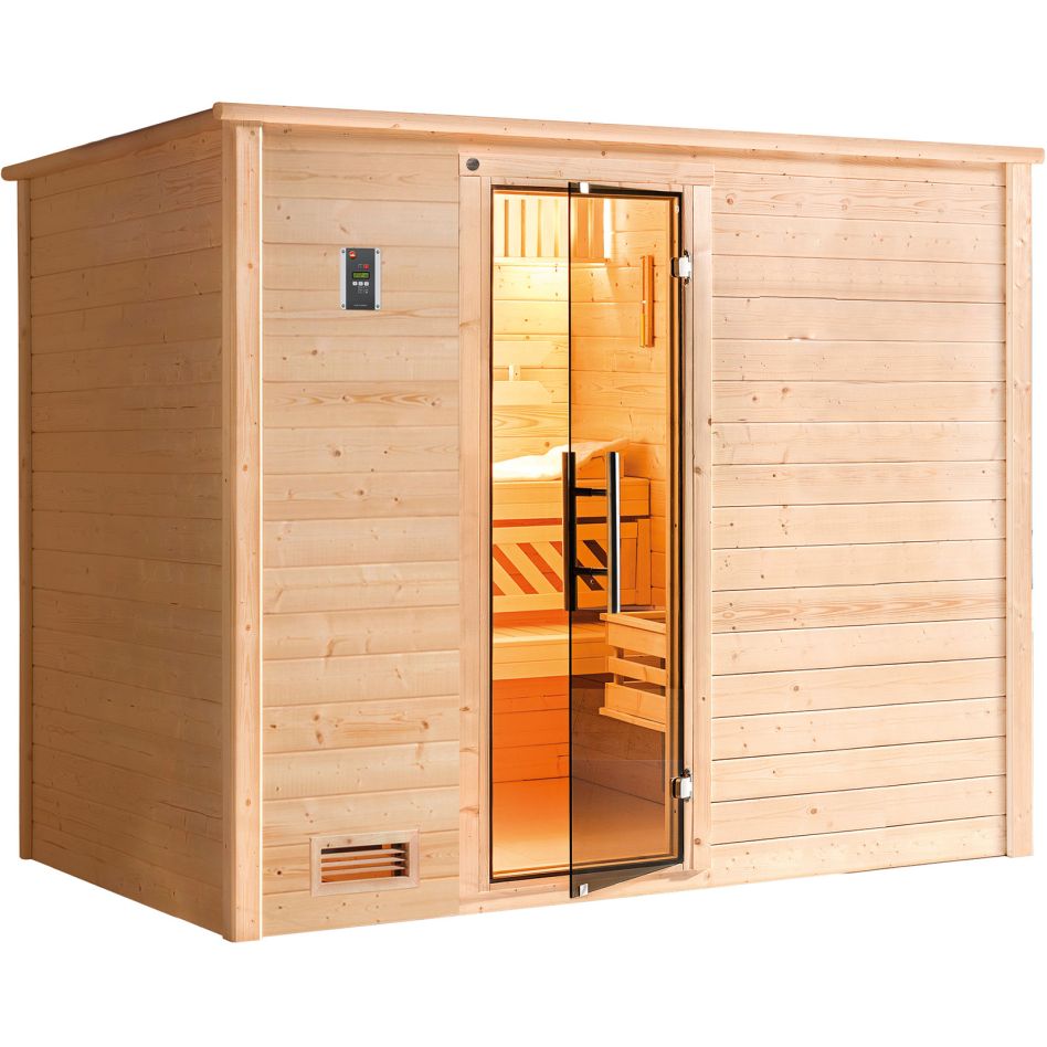 weka Sauna Massivholzsauna BERGEN Premium günstig