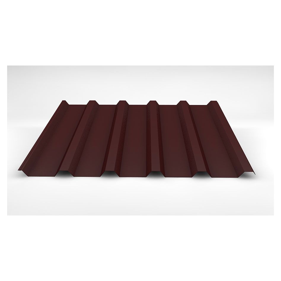 Luxmetall Trapezblech Dach D-35/207, Stahl, rotbraun günstig