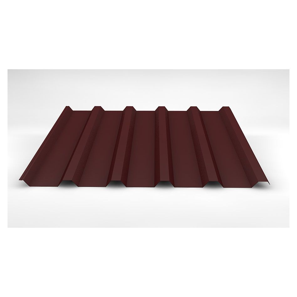 Luxmetall Trapezblech Dach D-35/207, Stahl, oxidrot günstig