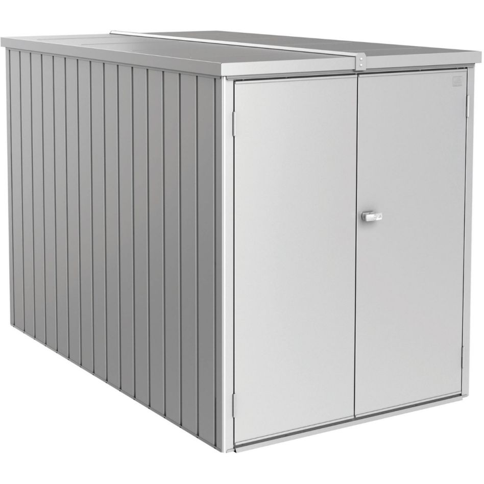 Biohort MiniGarage silber-metallic L (145x151x203 cm) günstig