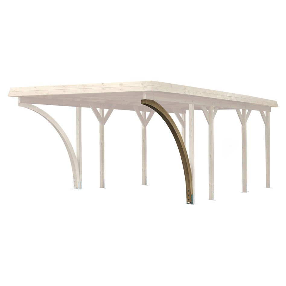 Karibu Einfahrtsbogen 90x90x2660mm für Carport ECO günstig