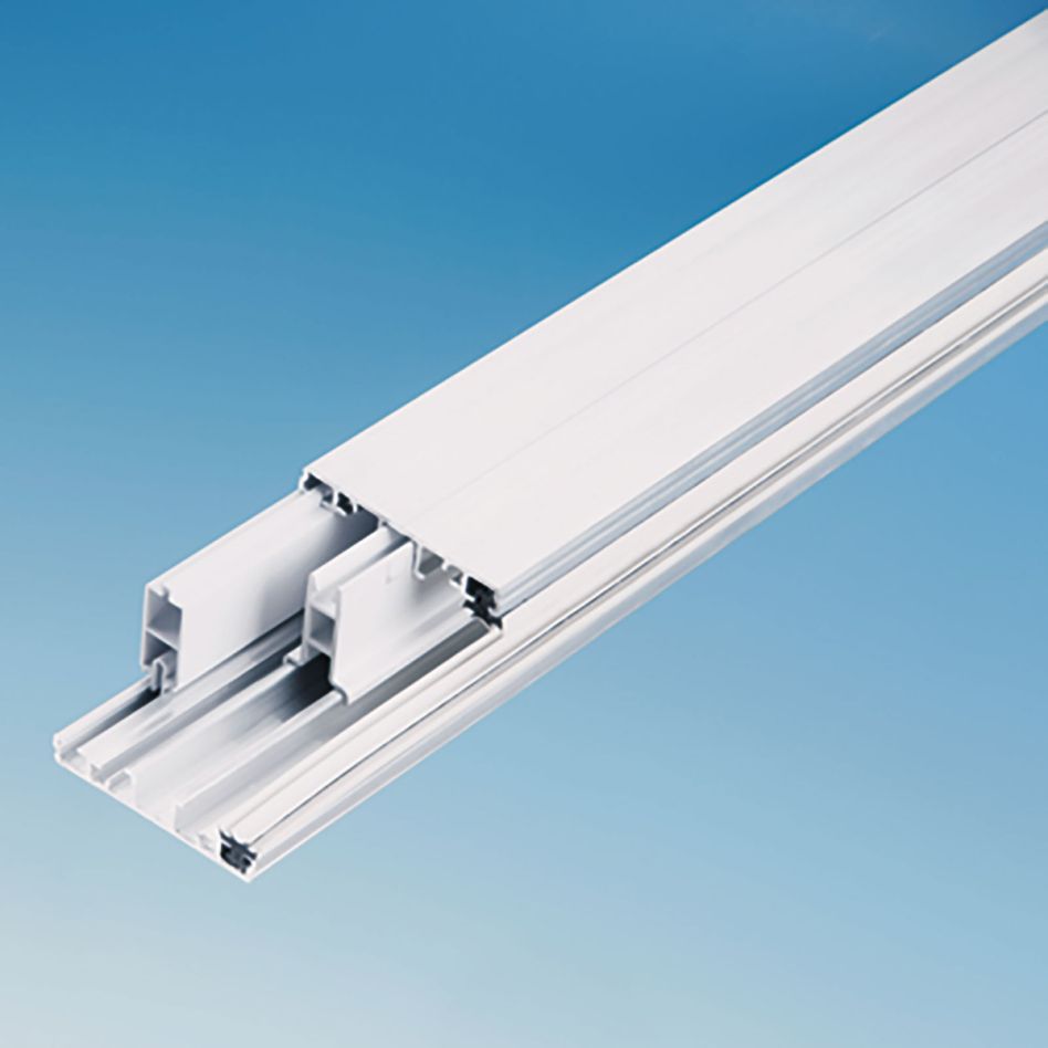 ALWO Thermosprosse Randsprosse 5562/1 mit Dichtung pressblank Montageprofil, 7000 mm