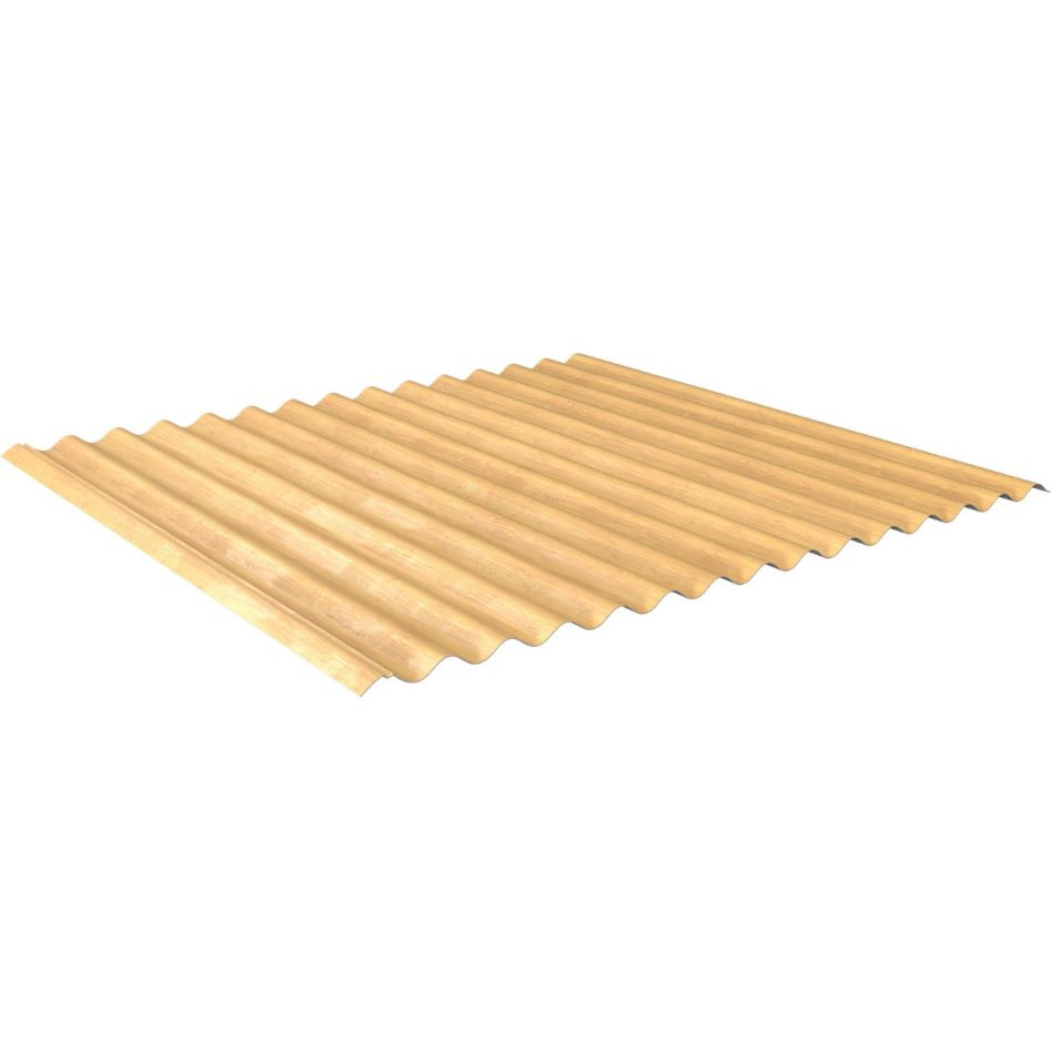 Luxmetall Wellblech D-18/76, Stahl, Holzoptik Ahorn günstig