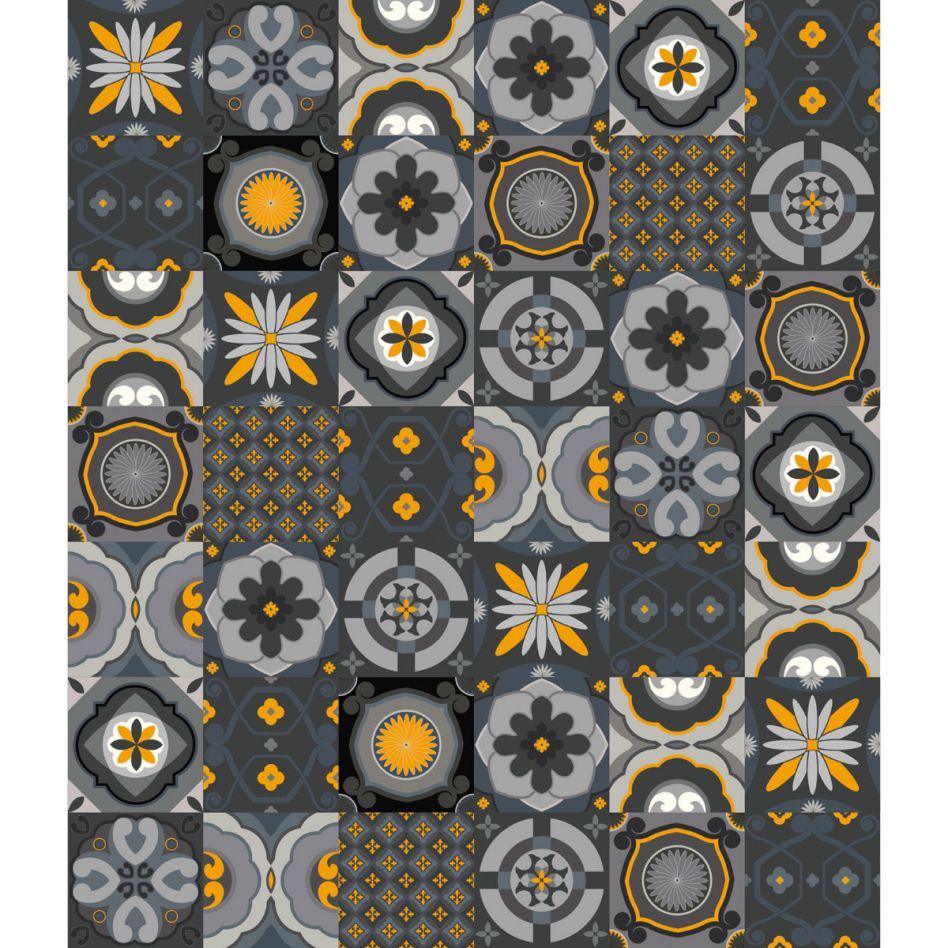 Windhager Fliesenaufkleber Omega Fliesenfolie mit Aluminium-Rückwand, 60x70 cm