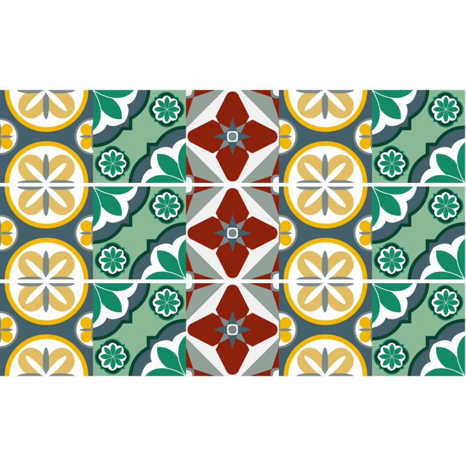 Windhager Fliesenaufkleber Olea 20x99 cm Fliesenfolie, 1 Pack günstig