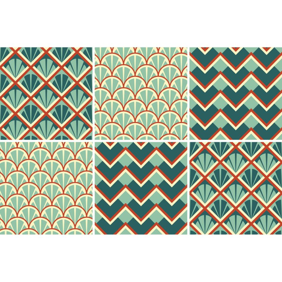 Windhager Fliesenaufkleber Oki 15x15 cm Fliesenfolie, 1 Pack