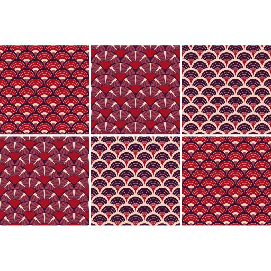 Windhager Fliesenaufkleber Obolus rot 15x15 cm Fliesenfolie, 1 Pack günstig