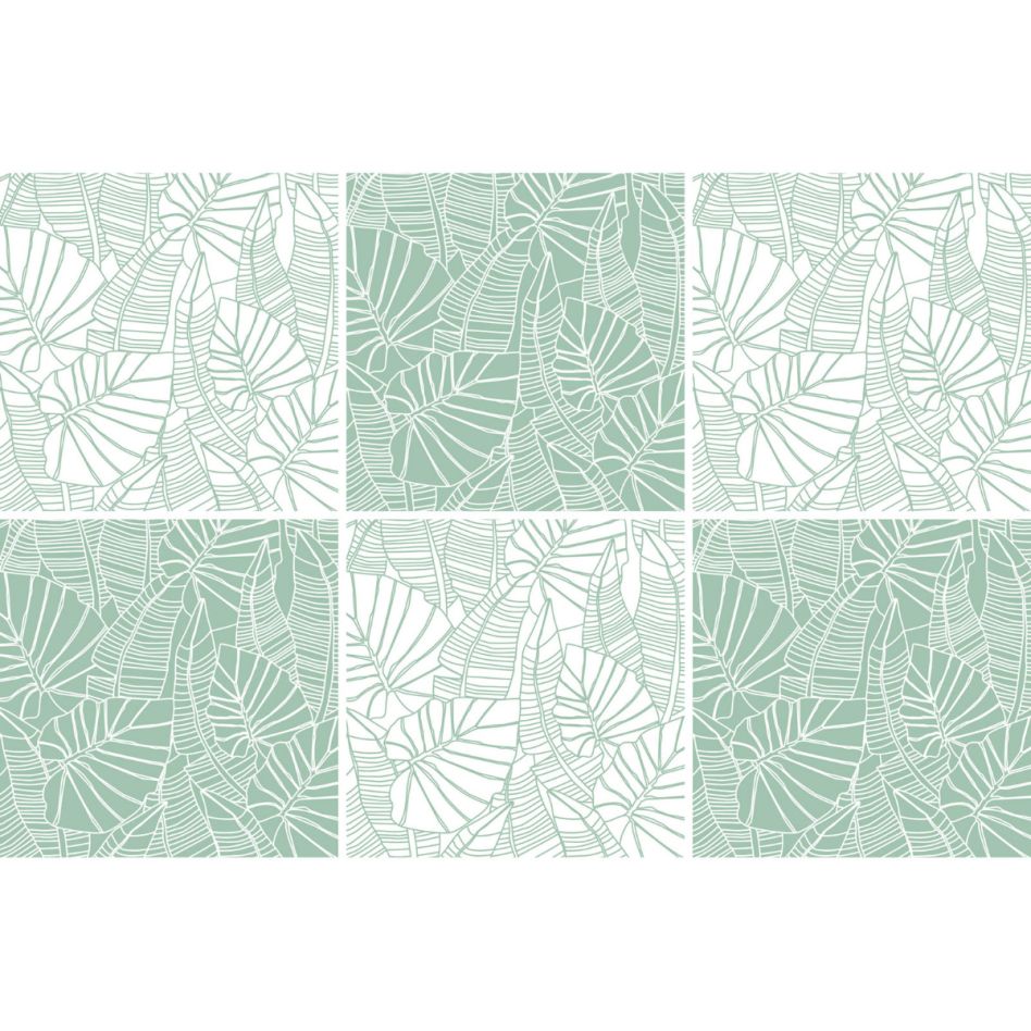 Windhager Fliesenaufkleber Okapi 15x15 cm Fliesenfolie, 1 Pack günstig