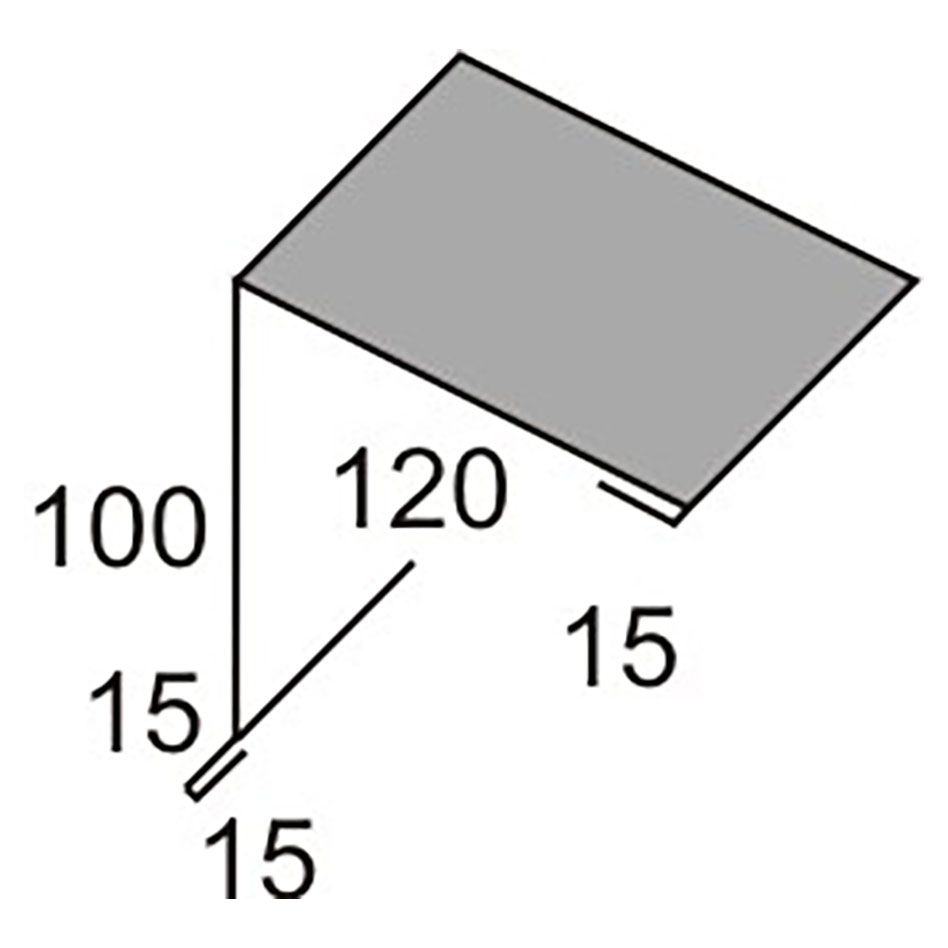 Luxmetall Pultabschluss Nr. 22 Stahl Image