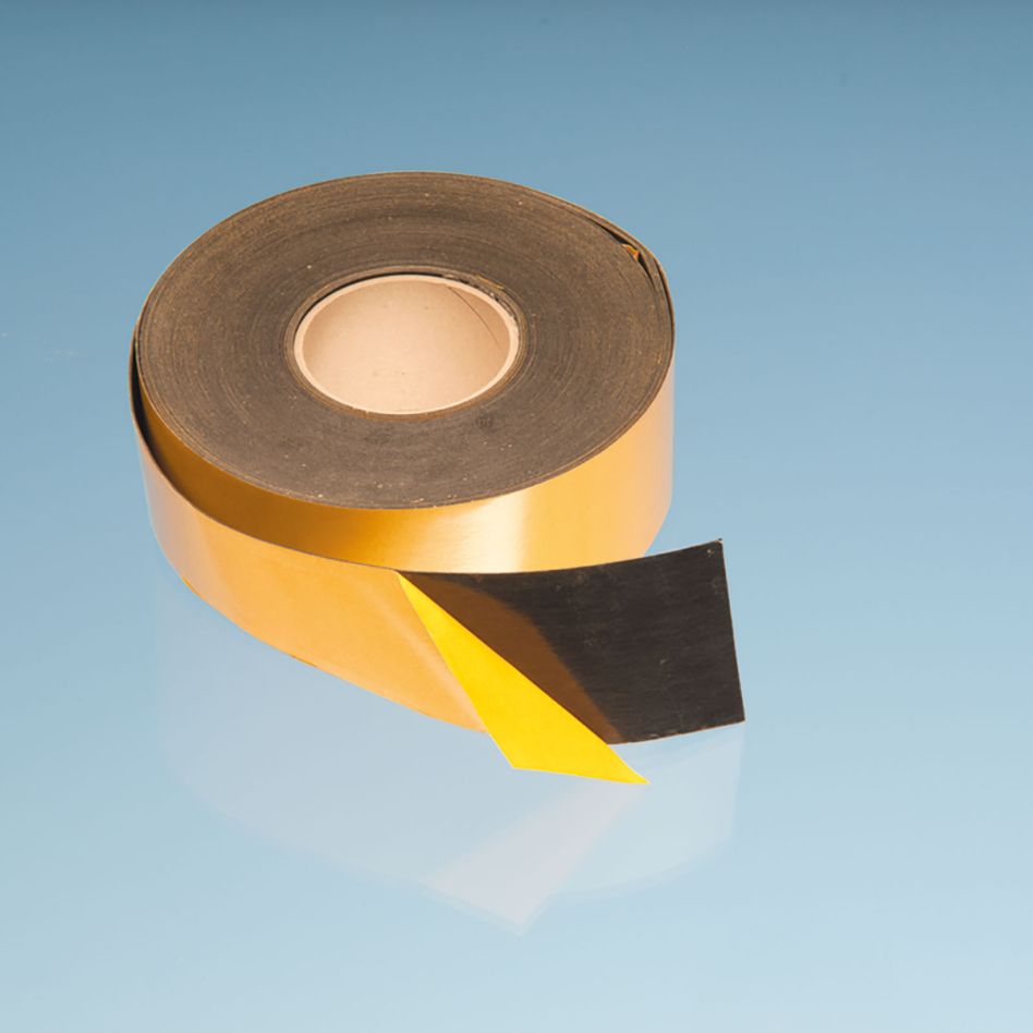 TRESPA® EPDM-Fugendichtband 1,3 mm/15 m Rolle selbstklebend schwarz, 70 mm