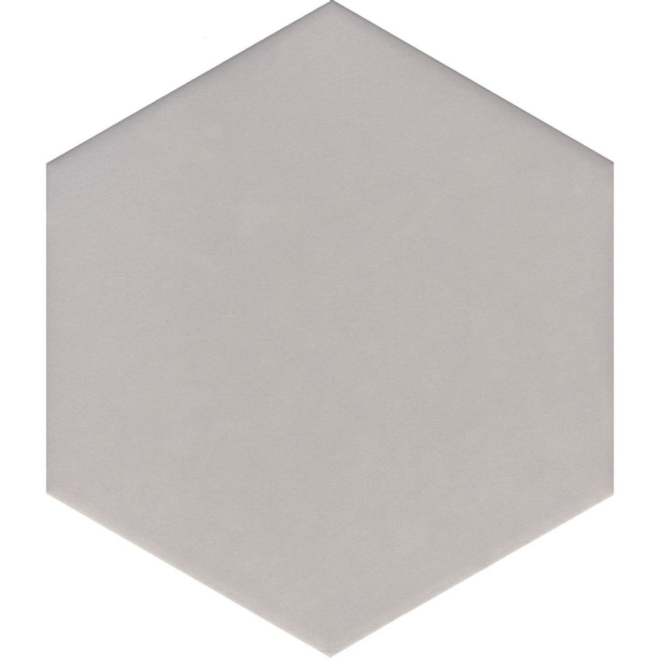 Wellker Fliesen Chiquimula Solid Silver glasiert matt Rundkante 21,5x25 cm Stärke 9 mm, 1 Pack günstig
