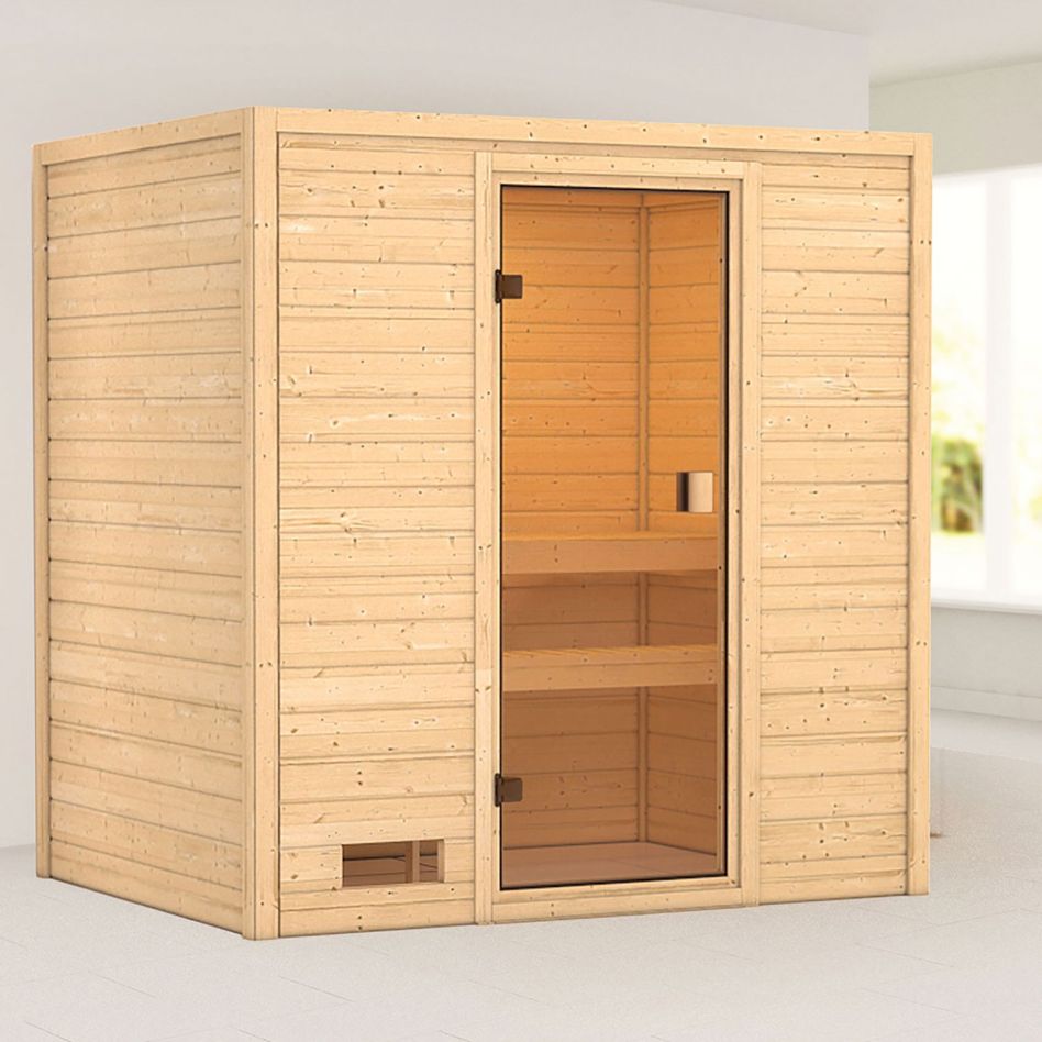 Sauna Karibu Woodfeeling Selena günstig