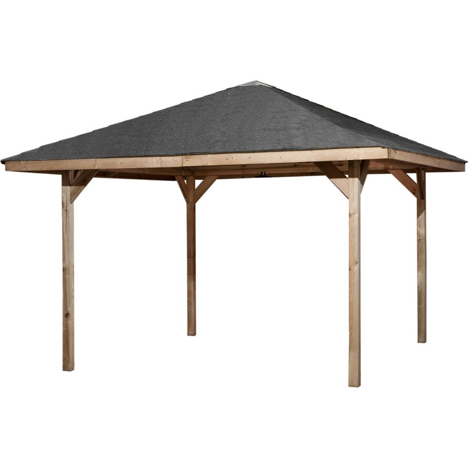 weka Gartenlaube "Gartenoase" 651 A Pavillon Holzpavillon günstig