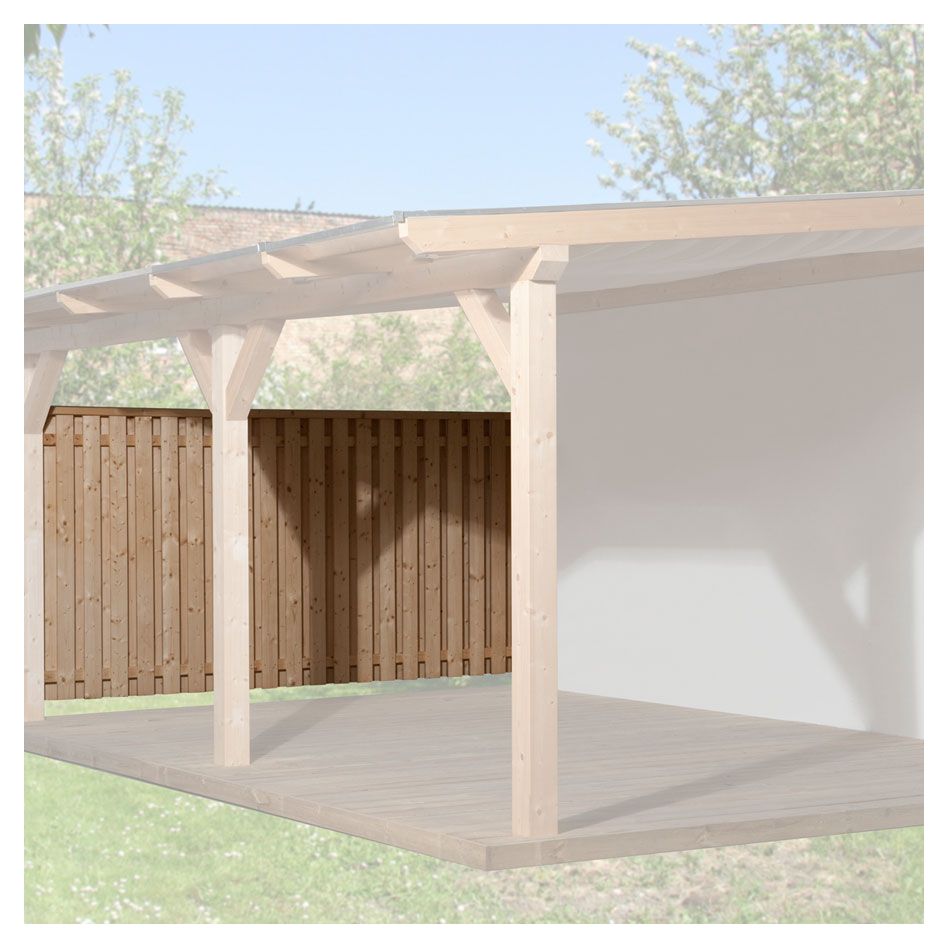weka Seitenwand für Terrassenüberdachung 672 günstig