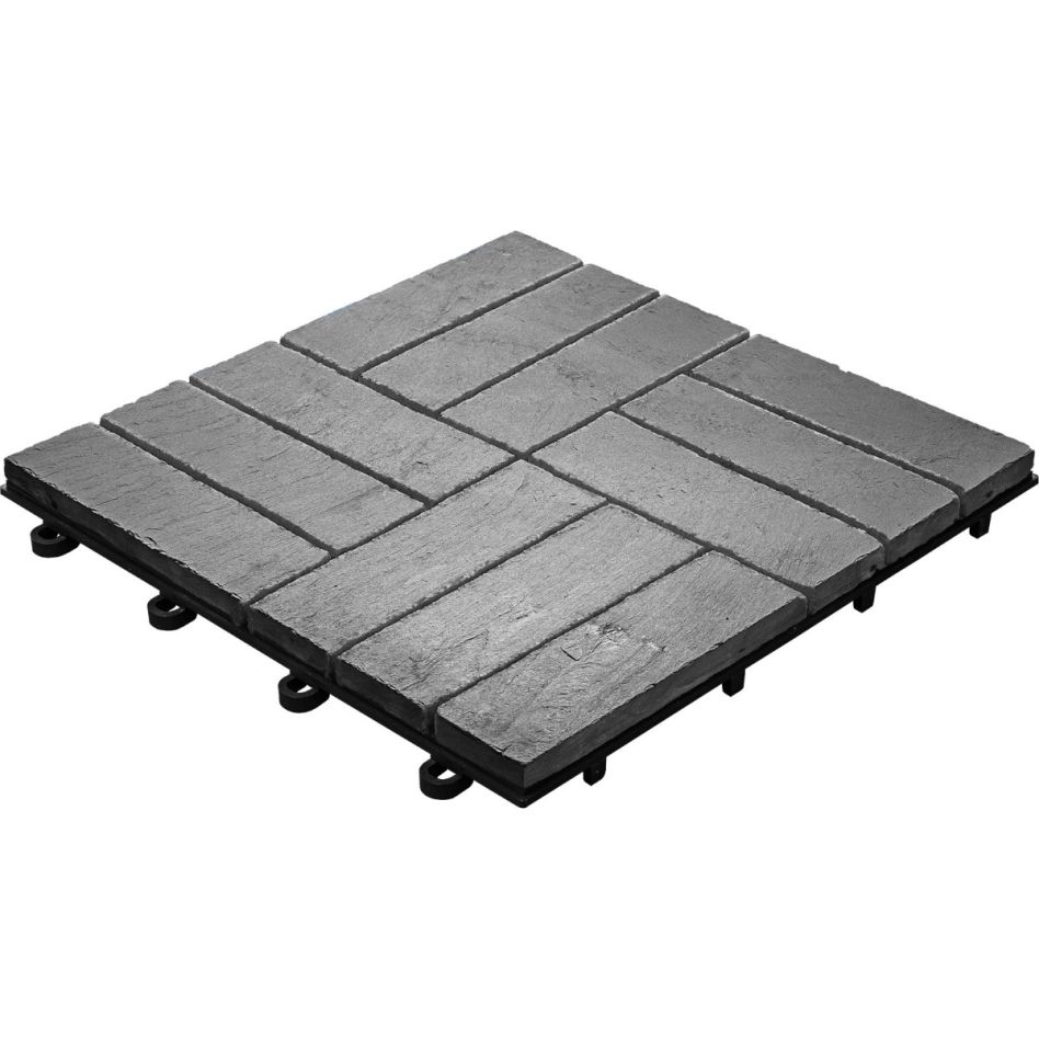 florco Klickfliese stone Schiefer 4x3, 1 Pack günstig