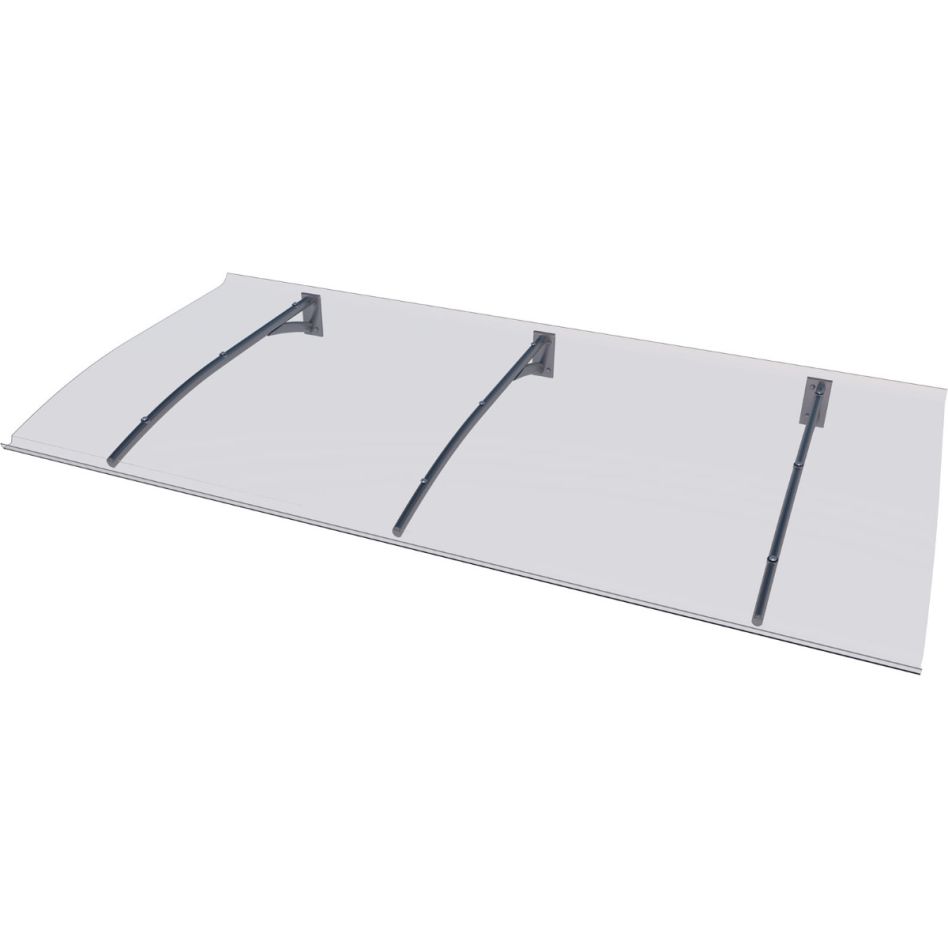 Auvent de porte d'entrée, gutta, PT Secco auvent optique acier inoxydable günstig