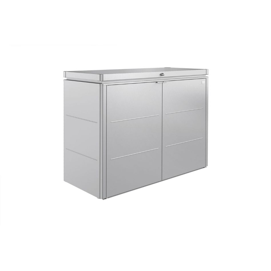 Biohort Gartenschrank HighBoard silber-metallic günstig