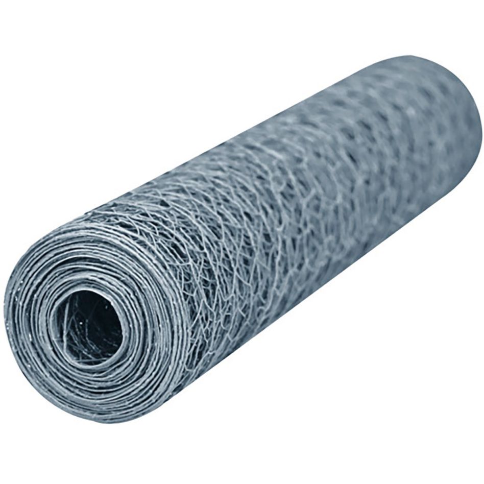 Windhager Kleintiergeflecht Sechseck-Geflechte verzinkt, 13x13 mm, 0,5x2,5 m