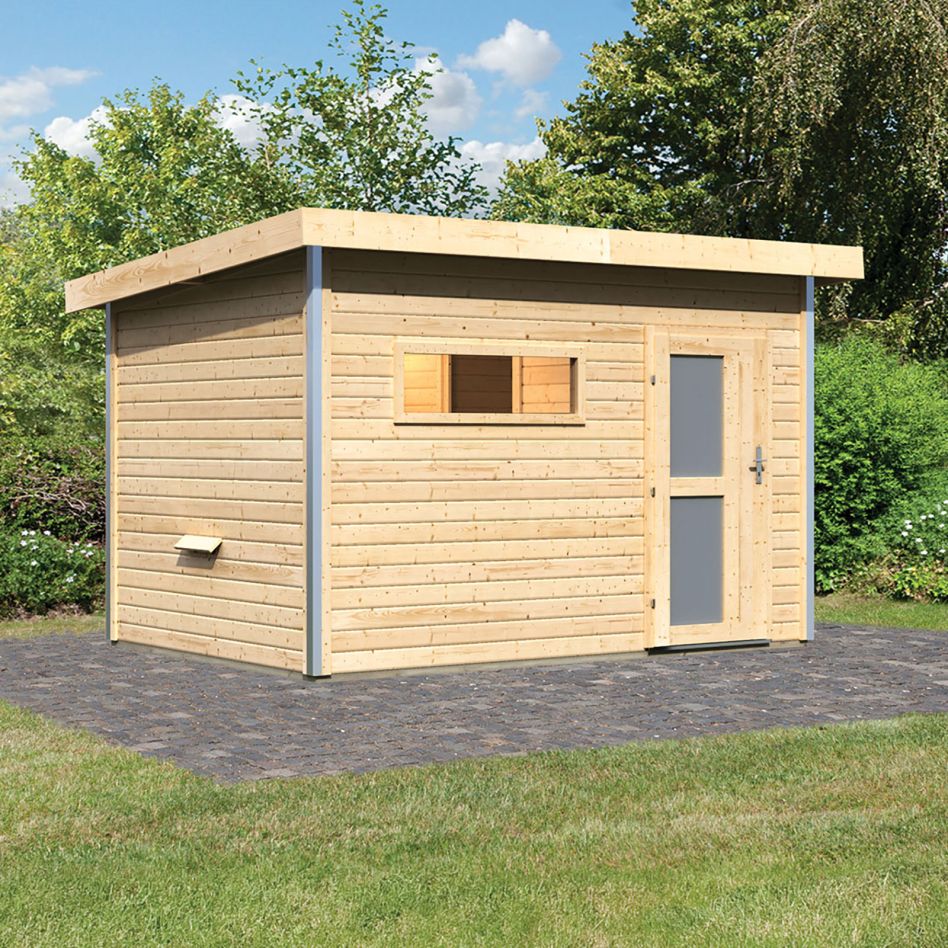 Maison de sauna Karibu Skrollan 2 Naturel günstig