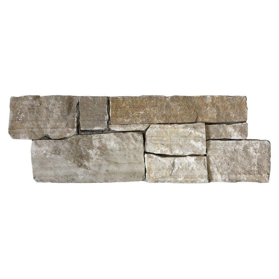 Wellker Wandverblender Naturstein auf Zement Pereira Garda Format Z 60x20 cm Riemchen, 1 Pack günstig