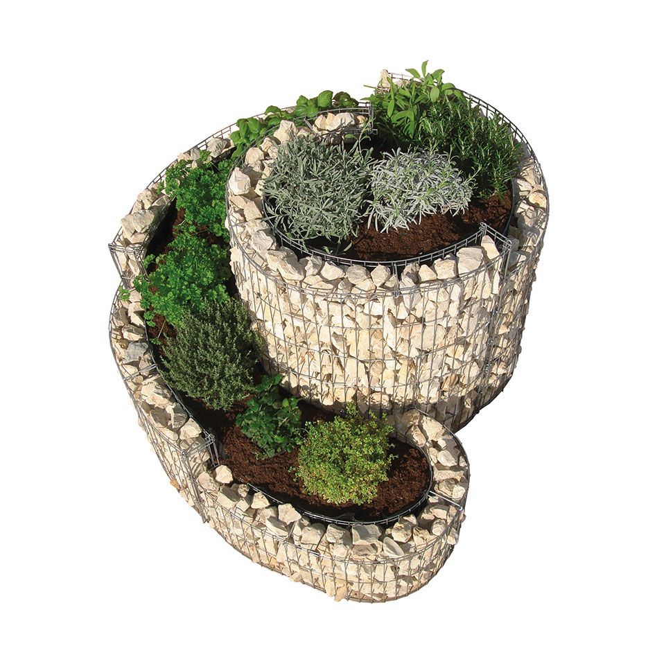 Petite spirale d'herbes bellissa gabion günstig