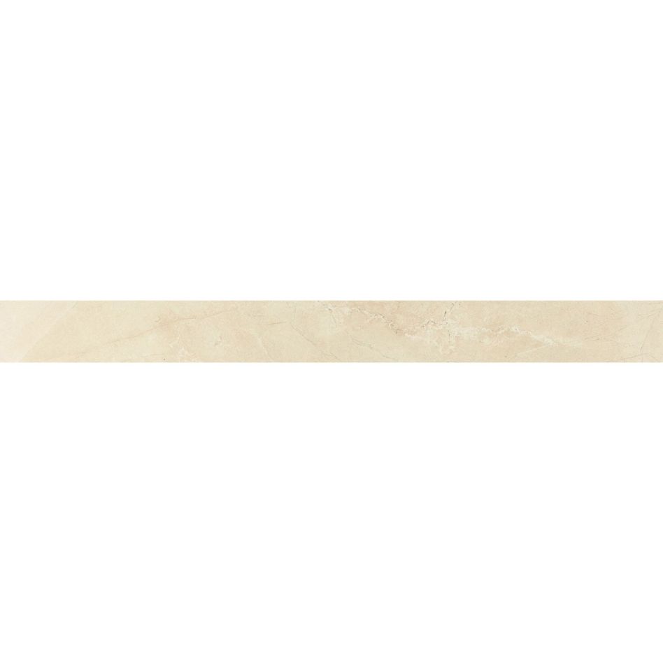 Wellker Sockelfliesen Durango Beige glasiert glänzend Rundkante 80x7 cm Stärke 10 mm, 1 Pack günstig