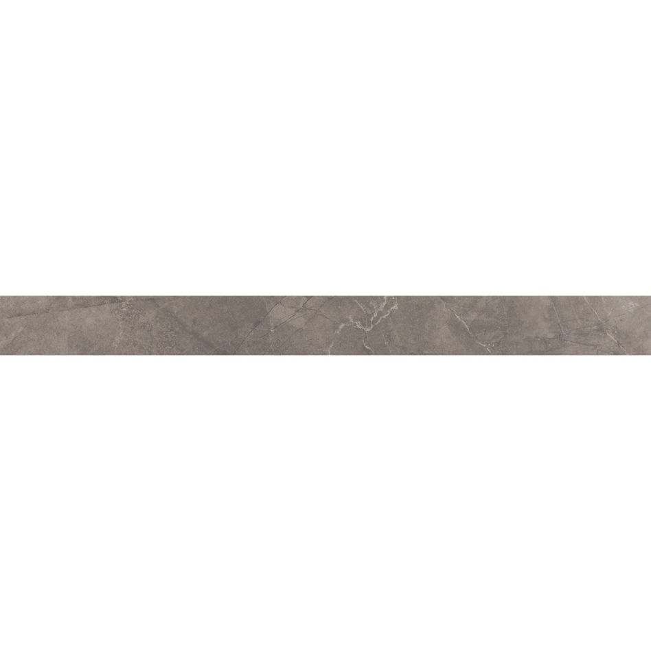 Wellker Sockelfliesen Durango Grau glasiert glänzend Rundkante 80x7 cm Stärke 10 mm, 1 Pack günstig