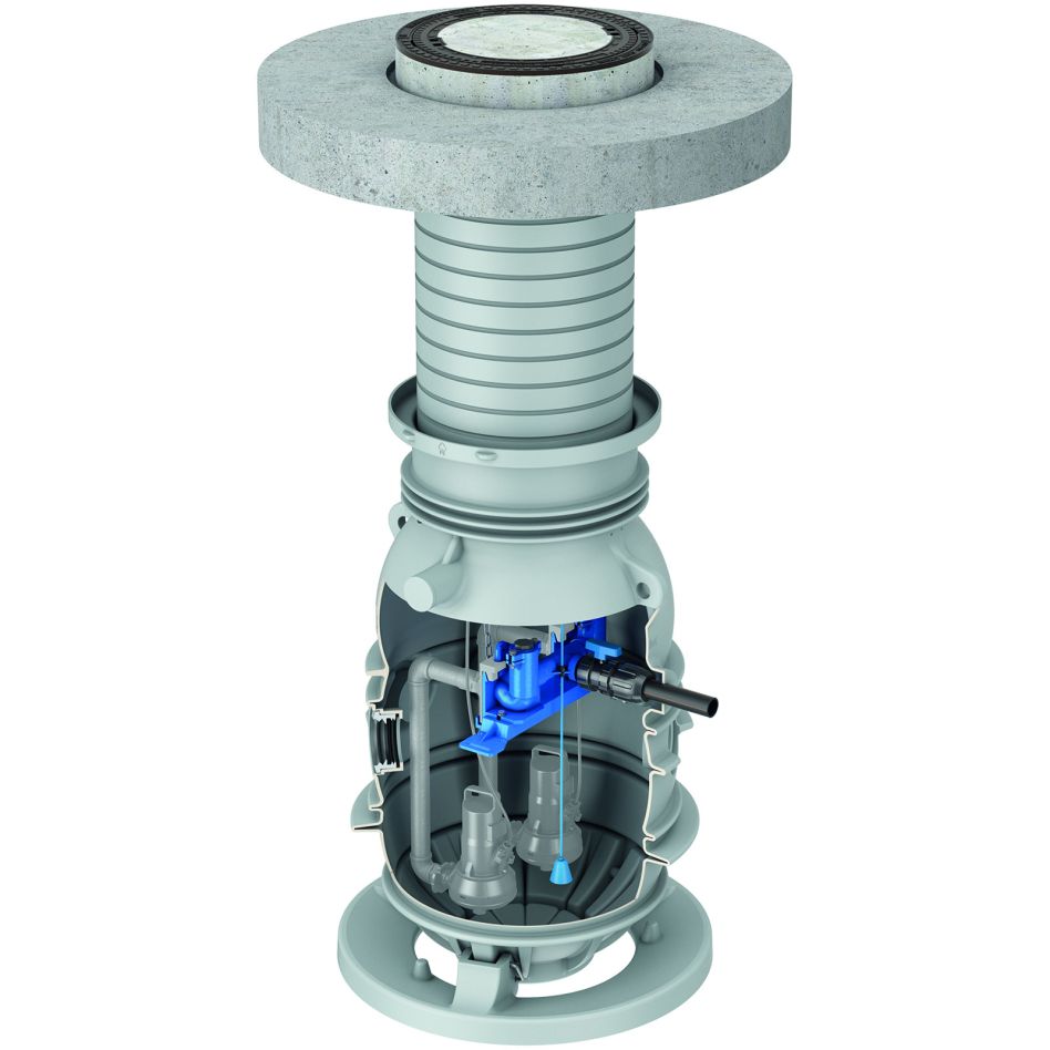 ACO Muli Max Pumpstation D400