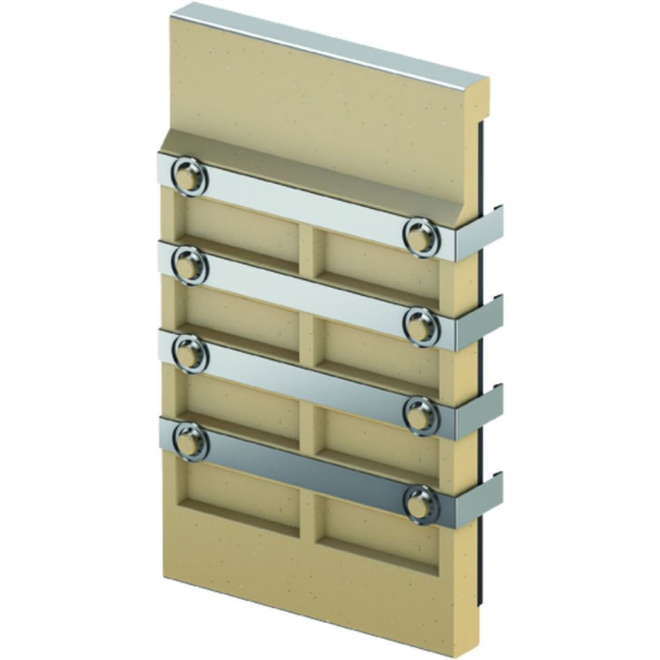 ACO Drain Multiline Seal in Kombistirnwand Polymerbeton