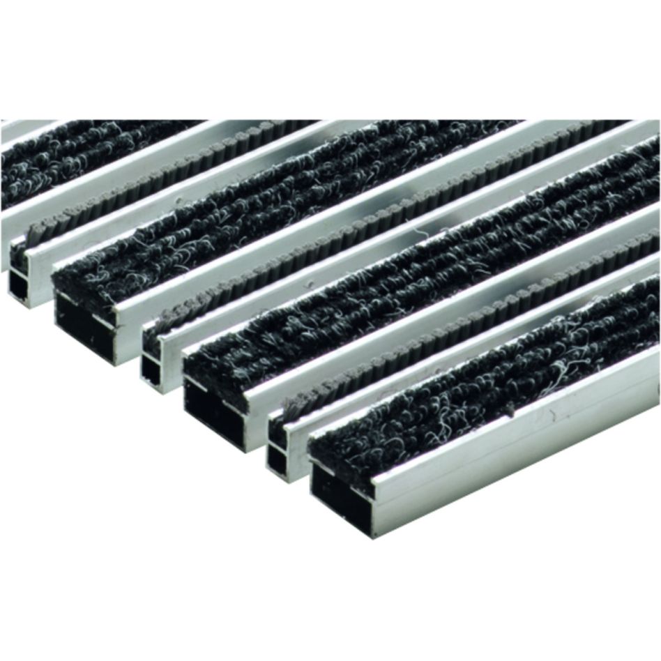 ACO Vario 2.0 Matte Rips mit Bürstenprofil Anthrazit für Schuhabstreifer Outdoor Image