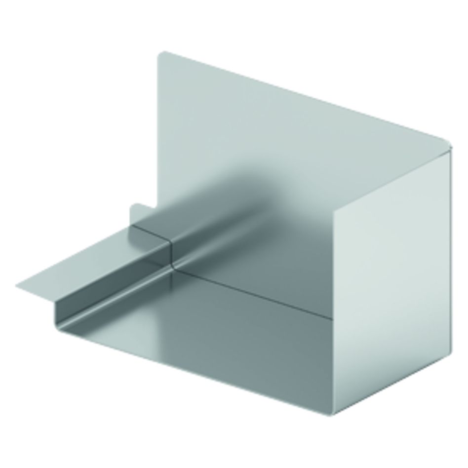 Paroi frontale ACO Profiline Free pour drainage de façade longueur 80 mm, Acier inox, 150 mm,à gauche