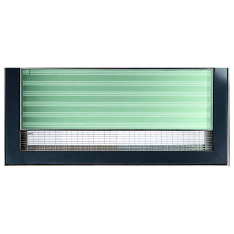 Couvercle design ACO Vario en partie vitrée avec caillebotis à mailles günstig