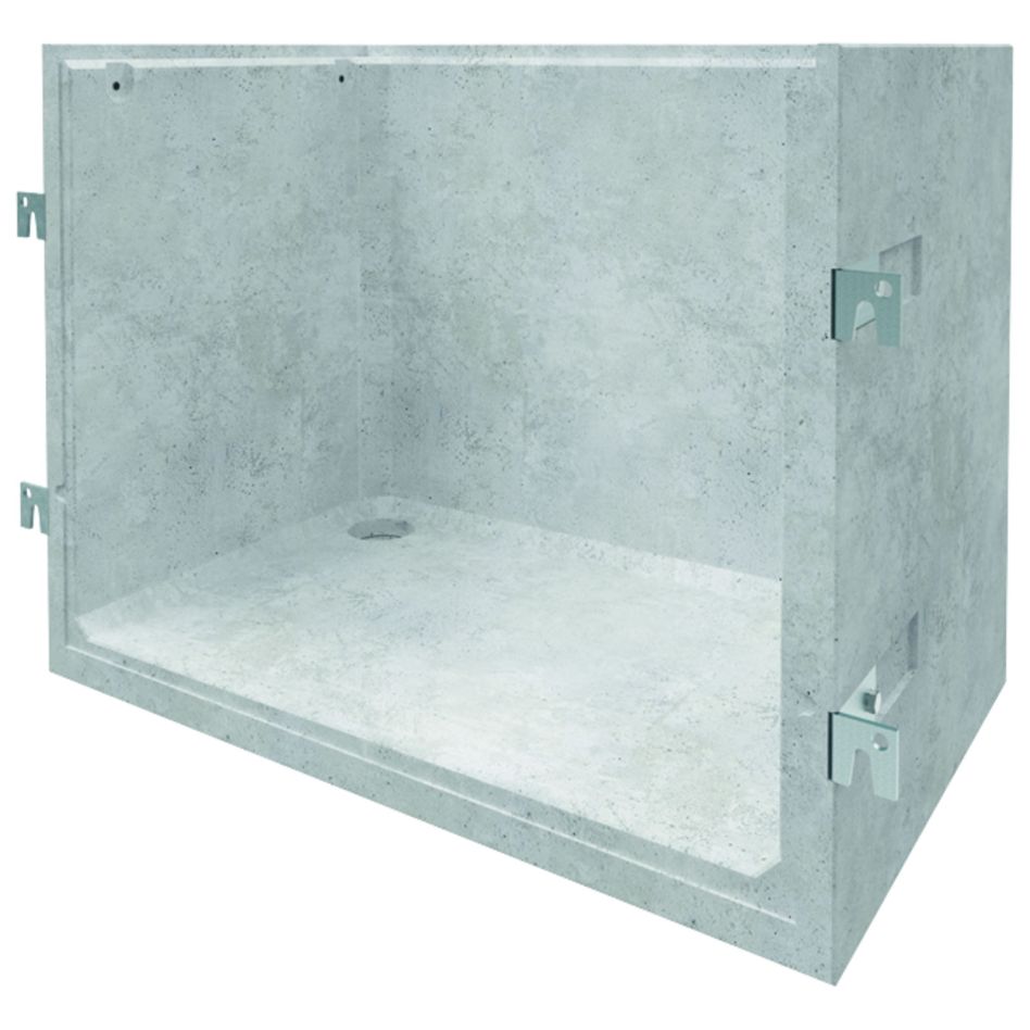 ACO Betonlichtschacht für druckwasserdichte Montage auf Dämmung, 1800 mm, 1000 mm,160 mm,1800 mm Image