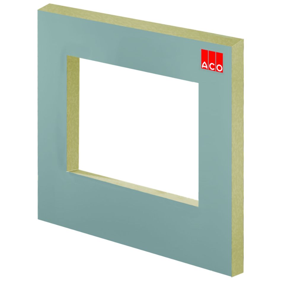 ACO Therm Block plaque standard de montage avec puits de lumière günstig