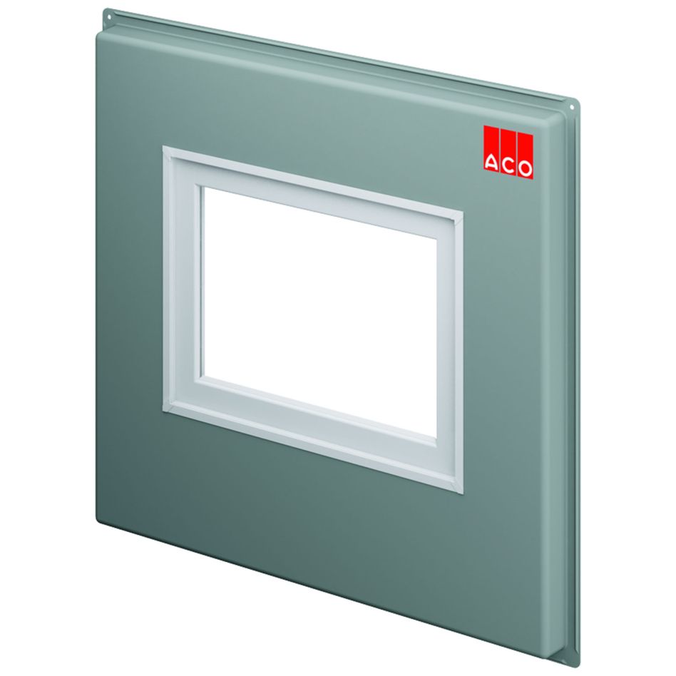 ACO Therm Block Montageplatte druckwasserdichte Montage mit Zarge für Kunststofflichtschächte günstig