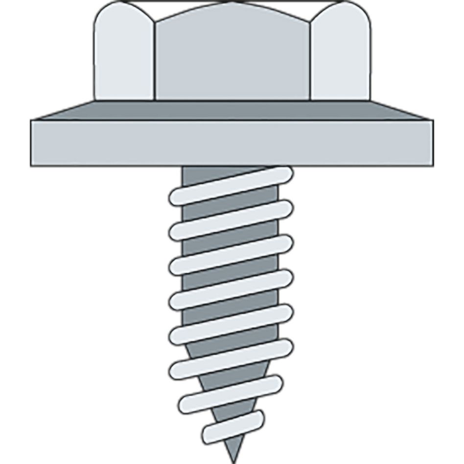 ALWO Komplettsystem 16 Spezialschraube V2A 6,5x13 mm, 1 Pack günstig