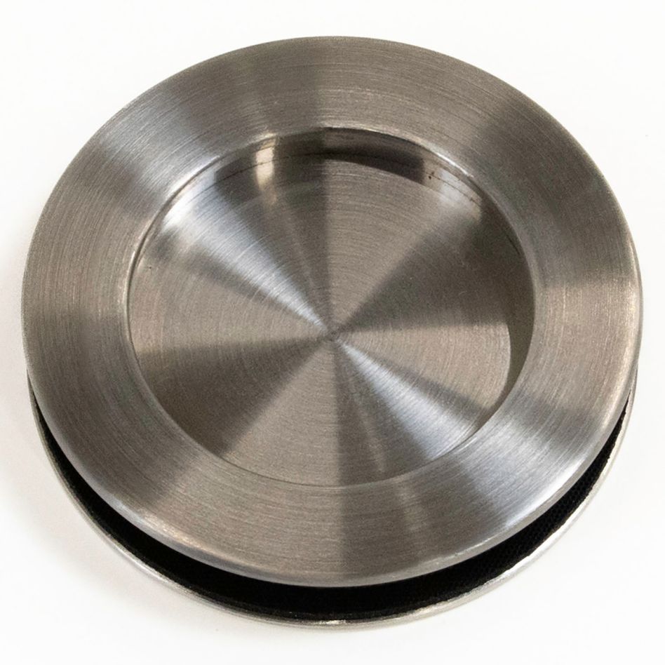 ECLISSE Schiebetürmuschelpaar für Glas ungelocht rund für 50 mm Bohrung günstig
