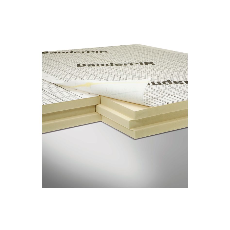 Isolation toiture BauderPIR SDS WLS 027 isolation thermique sur chevrons, 80 mm, 1 pack