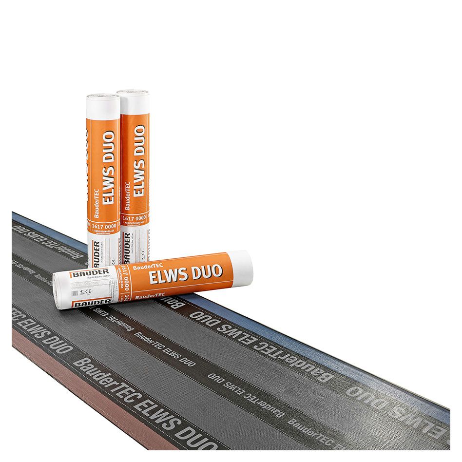 Bauder Elastomerbitumen-Kaltselbstklebebahn TEC ELWS DUO Dachpappe