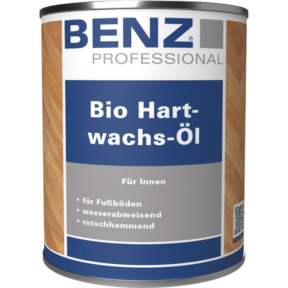 BENZ PROFESSIONAL Bio Hartwachs-Öl farblos, 0,75 l