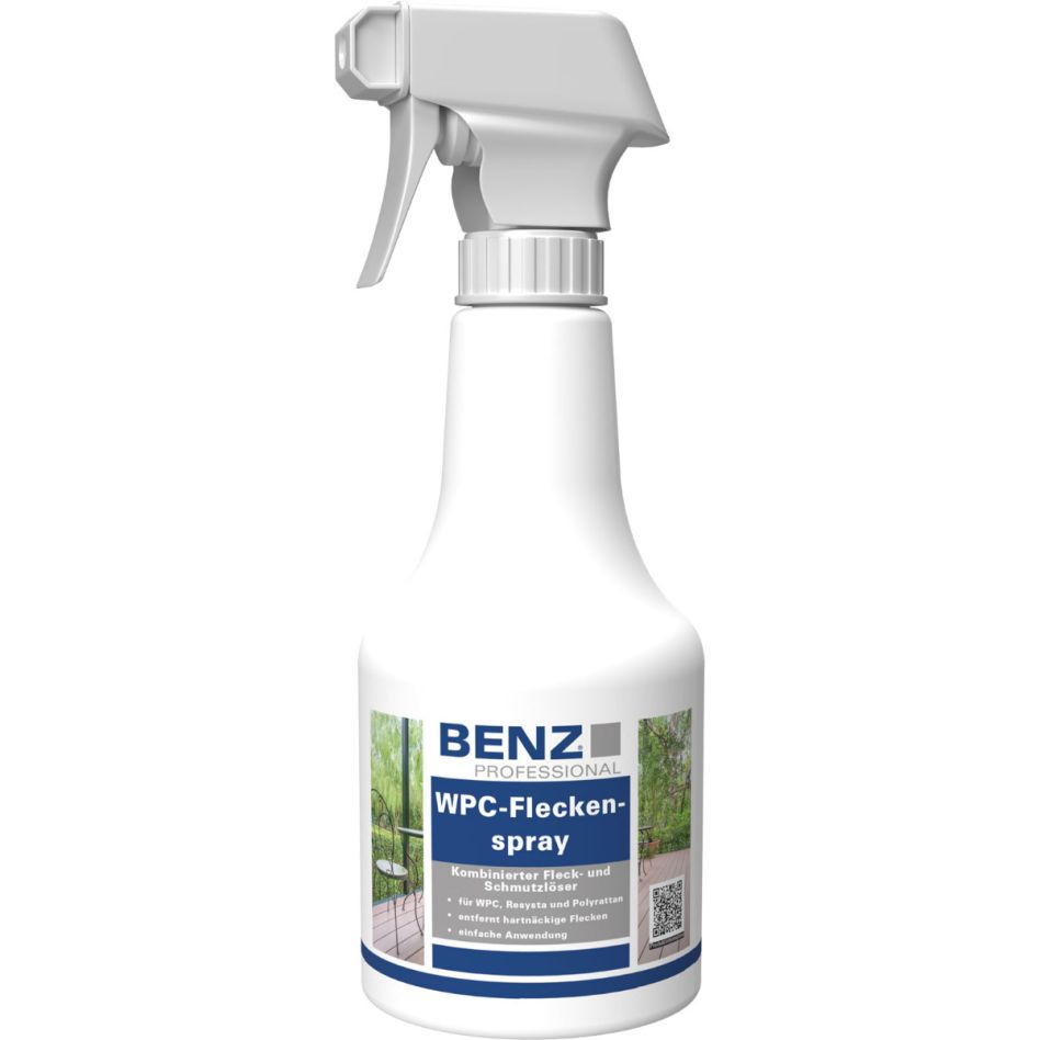 BENZ PROFESSIONAL WPC-Fleckenspray farblos Reinigungsmittel - transparent